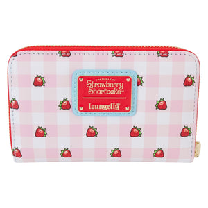 Loungefly Strawberry Shortcake Denim Plaid Ziparound Wallet