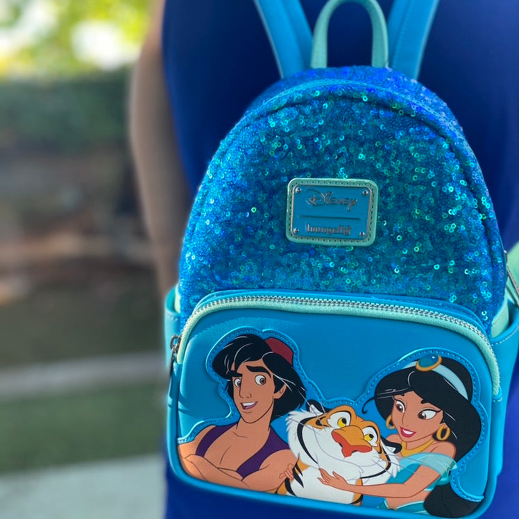 Princess Jasmine from Disney's Aladdin Loungefly Mini fashion Backpack