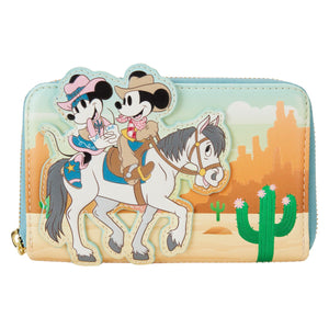 Loungefly  Mickey and Minnie Zip Around Wallet