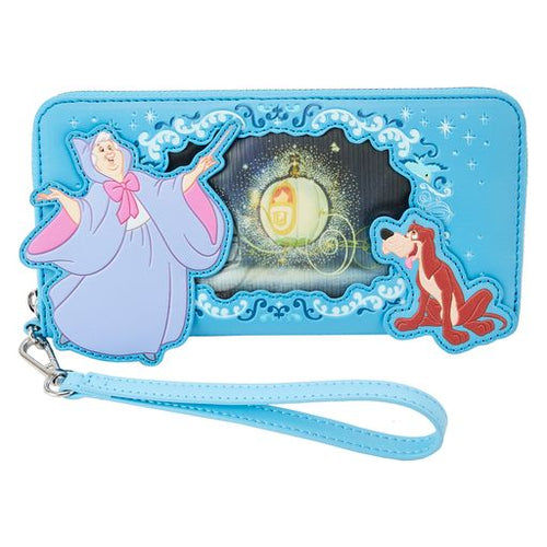 Loungefly Disney Cinderella Princess Lenticular Series Ziparound Wallet