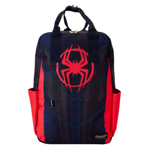 Loungefly Marvel Spider-Verse Miles Morales Suit Full -Size Nylon Backpack