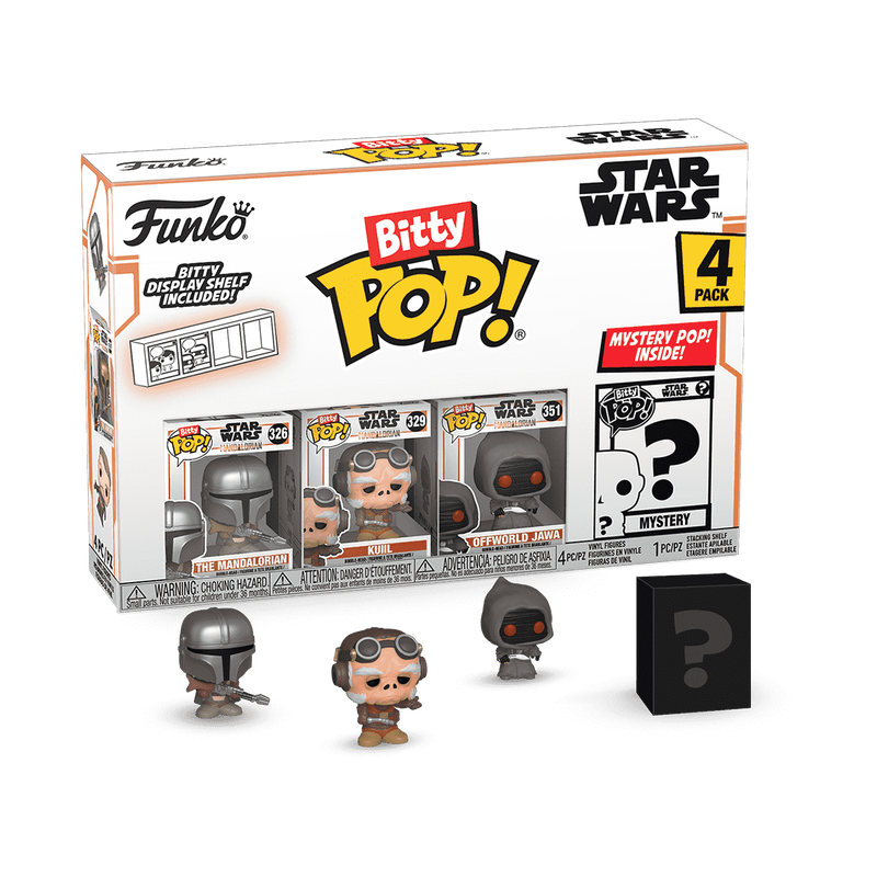 Funko Pop! Bitty POP! Star Wars: The Mandalorian 4-Pack Series 2