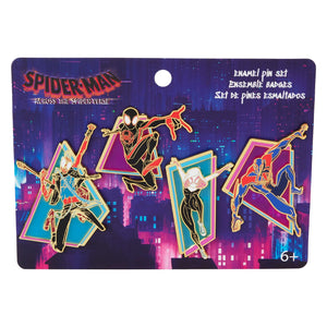 Preorder Loungefly Spider- Verse 4 PC Pin Set