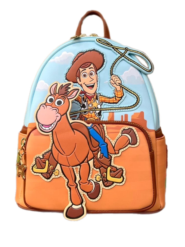 Loungefly Toy Story on sale Jessie Mini Backpack and Bullseye Wallet