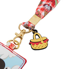 Loungefly Mickey and Friends Picnic Lanyard with Card Holder