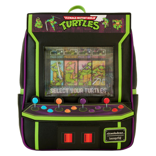 Preorder Loungefly TMNT 40th Anniversary Vintage Arcade Mini Backpack