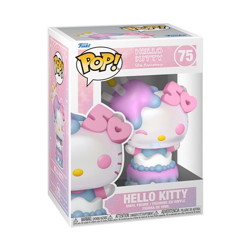 Funko Pop!  Sanrio 50th Anniversary: Hello Kitty in Cake #75 (Pop Protector Included)