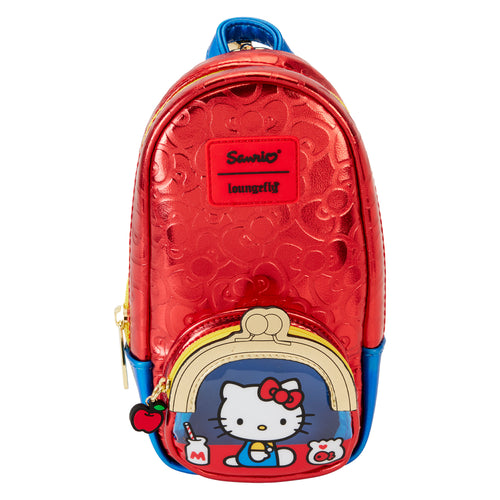 Loungefly Stationary Sanrio Hello Kitty 50th Anniversary Classic Mini Backpack Pencil Case