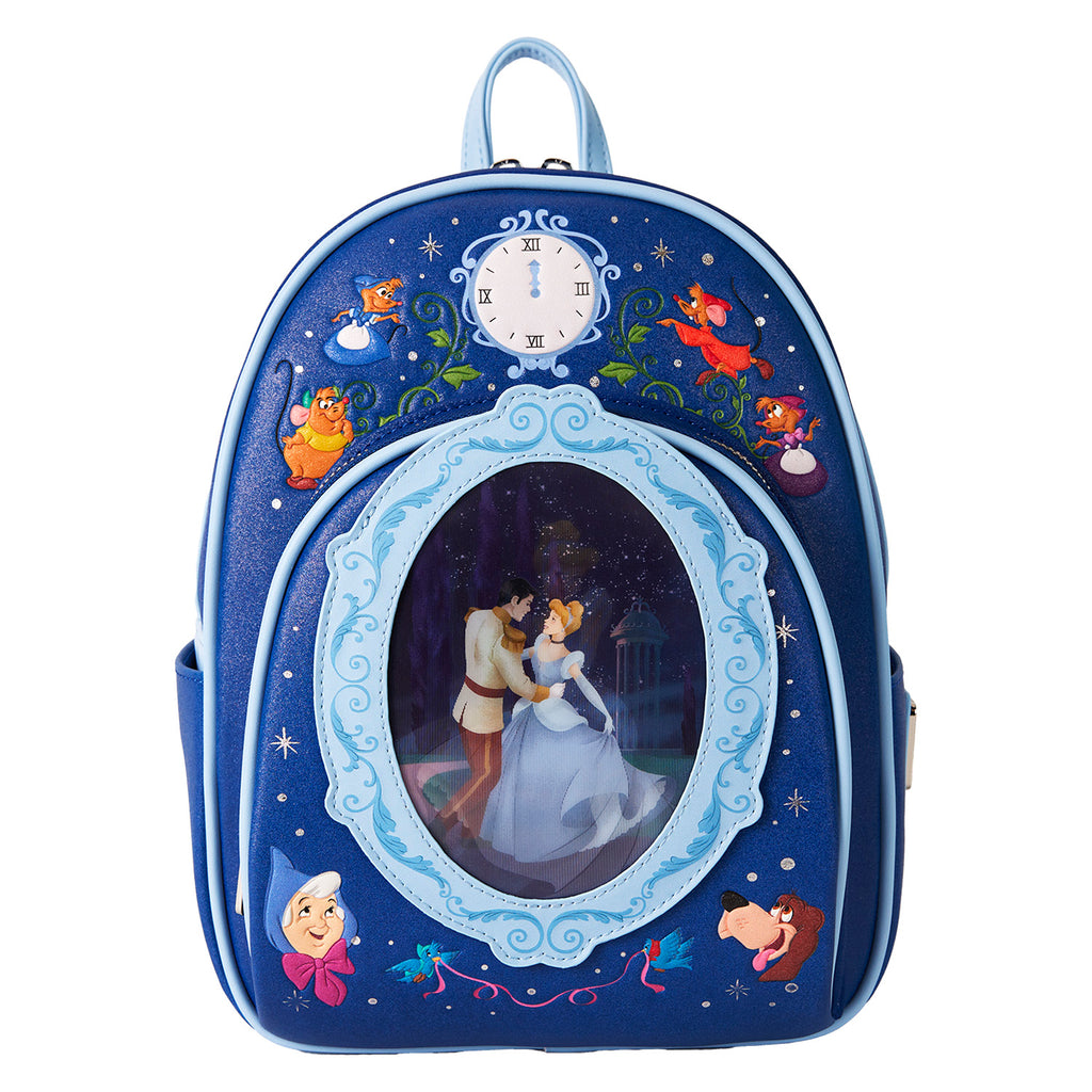 disney castle princess backpack mini Loungefly Disney Cinderella 75th Anniversary Lenticular Mini Backpack – Shop Toyz N Fun