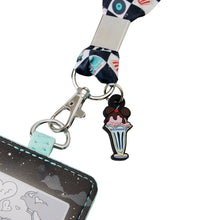 Loungefly Mickey and Minnie Date Night Drive-In Lanyard with Card Holder