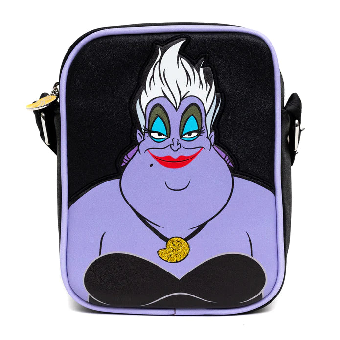 Buckle Down Disney The Little Mermaids Ursula Pose Close Up Wallet Combo Crossbody