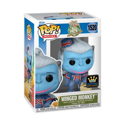 Funko Pop! The Wizard of Oz 85th Anniversary Winged Monkey #1520 (Pop Protector Included)