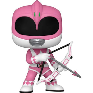 Funko Pop! Mighty Morphin Power Rangers 30th Anniversary Pink Ranger #1373 (Pop Protector Included)