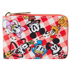Preorder Loungefly Mickey and Friends Picnic Accordion Wallet