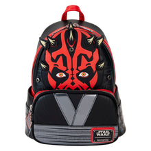 Loungefly Star Wars Phantom Menace 25th Anniversary Darth Maul Detachable Hood Cosplay Mini Backpack