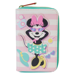 Preorder Loungefly Minnie Mouse Vacation Style Ziparound Wallet