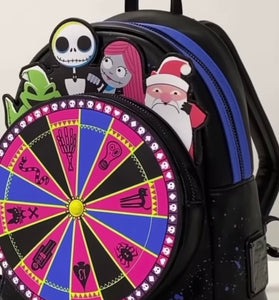 Loungefly Nightmare Before Christmas Oogie Boogie Wheel Mini Backpack