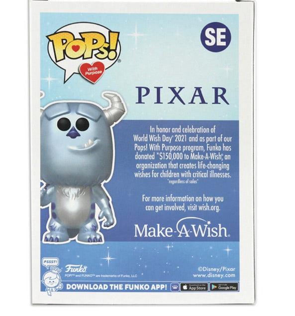 Komedieserie Tidlig rutine Funko Pop! With Purpose: Pixar - Sulley SE Make a Wish (Pop Protector –  Shop Toyz N Fun