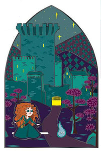 Loungefly Pixar Brave Castle 3" Collector Box Pin