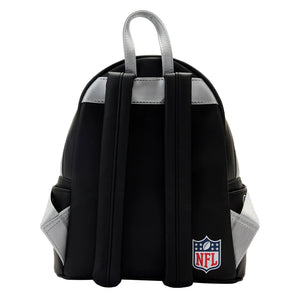 Loungefly NFL Raiders Patches Mini Backpack