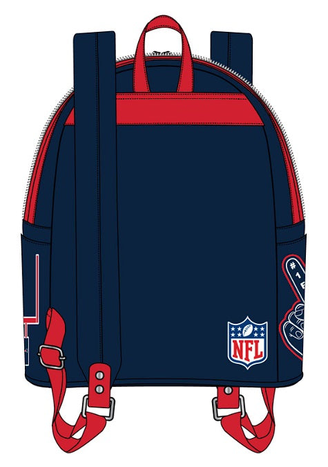 NFL New England Patriots Patches Mini Backpack