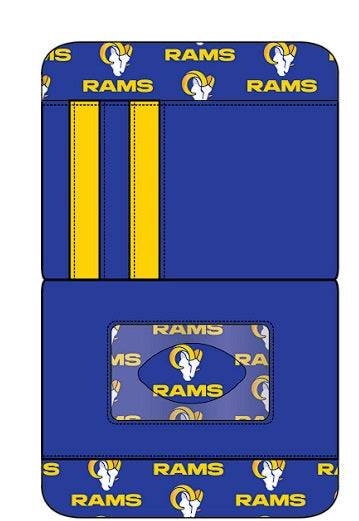 Preorder Loungefly NFL LA Rams Patches Ziparound Wallet – Shop