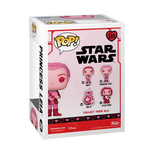 Pop! Star Wars: Valentines - Princess Leia