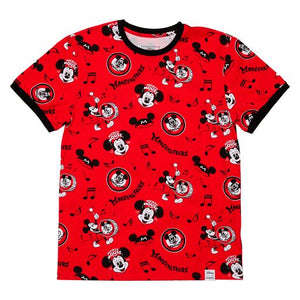 Loungefly Disney 100th Mouseketeers Unisex Ringer Tee