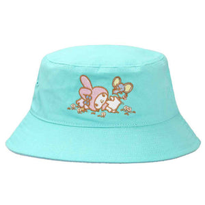 Bioworld: Hello Kitty My Melody Sanrio Embroidered Bucket Hat