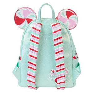 Minnie Mouse Holiday Peppermint Ornaments Mini Backpack