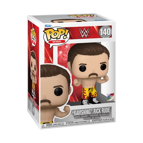 Funko Pop! WWE Ravishing Rick Rude #140 (Pop Protector Included)