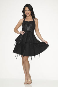 Black Pirate Mini Dress