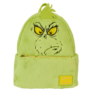 Dr Seuss Plush Grinch Light-Up Cosplay Mini Backpack