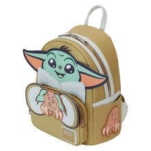 Loungefly Mandalorian Grogu and Crabbies Cosplay Mini Backpack