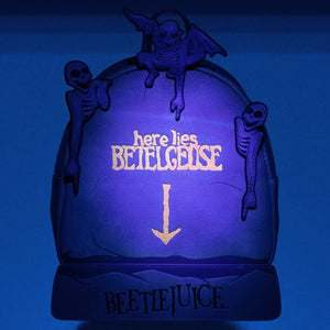 Loungefly Beetlejuice Tombstone Glow-in-the-Dark Mini-Backpack