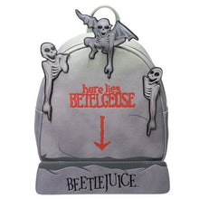 Loungefly Beetlejuice Tombstone Glow-in-the-Dark Mini-Backpack
