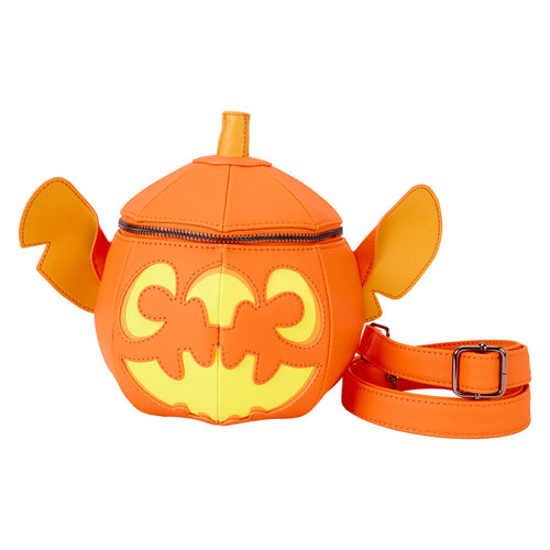 Stitch Figural Pumpkin Crossbody Bag