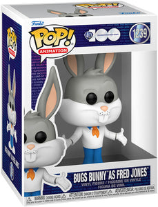 Funko Pop! Looney Tunes X Scooby-Doo Bugs Bunny as Fred Jones #1239  (Pop Protector Included)