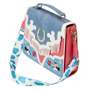 Loungefly Western Mickey and Minnie Crossbody Bag