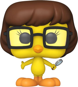 Funko Pop! Looney Tunes: Tweety Bird as Velma Dinkley #1243 (Pop Protector Included)