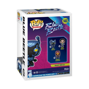 Funko Pop! Blue Beetle #1403 (Pop Protector Included)