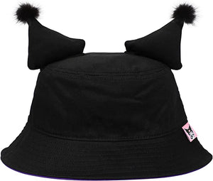 Bioworld: Kuromi Sanrio Embroidered  Cosplay Bucket Hat