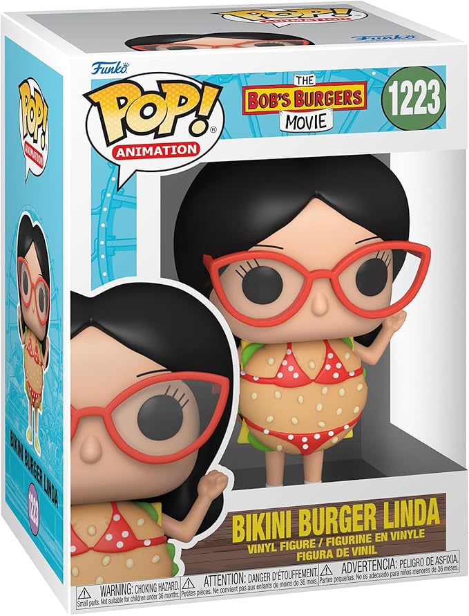 Funko Pop! Bob's Burgers Band: Bikini Burger Linda #1223 (Pop Protector Included)