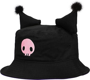 Bioworld: Kuromi Sanrio Embroidered  Cosplay Bucket Hat