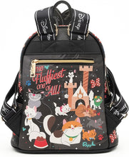 Cats 11" Vegan Leather Fashion Mini Backpack