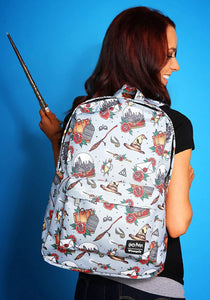 Loungefly Harry Potter Relics Tattoo Backpack
