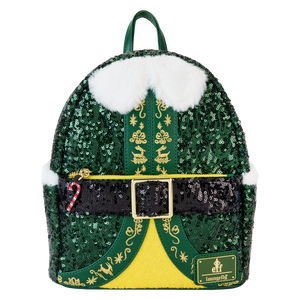 Warner Brothers Elf Buddy Sequin Cosplay Mini Backpack