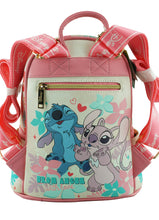 Angel and Stitch WondaPop 11" Vegan Leather Mini Backpack