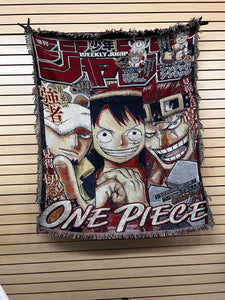 One Piece Anime Woven Blanket