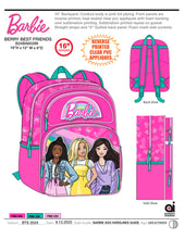 Barbie- Berry Best Friends 16-Inch Backpack